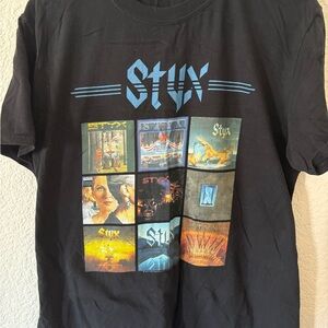 Black Graphic T-Shirt Styx